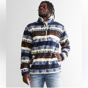 BILLABONG A/Div Boundary Mock Neck Mens Fleece Jacket SZ M New